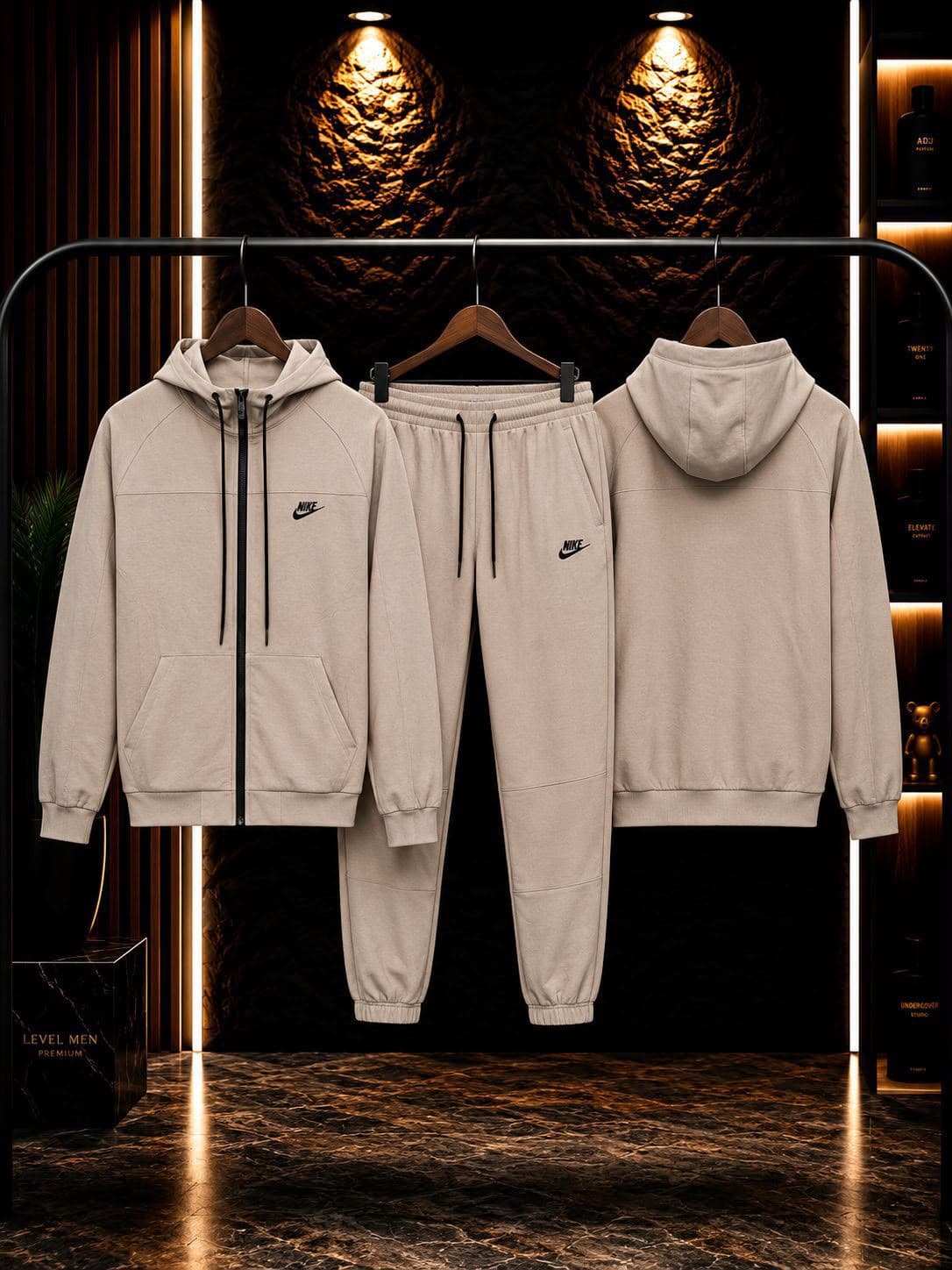 Conjunto Nike Beige 1